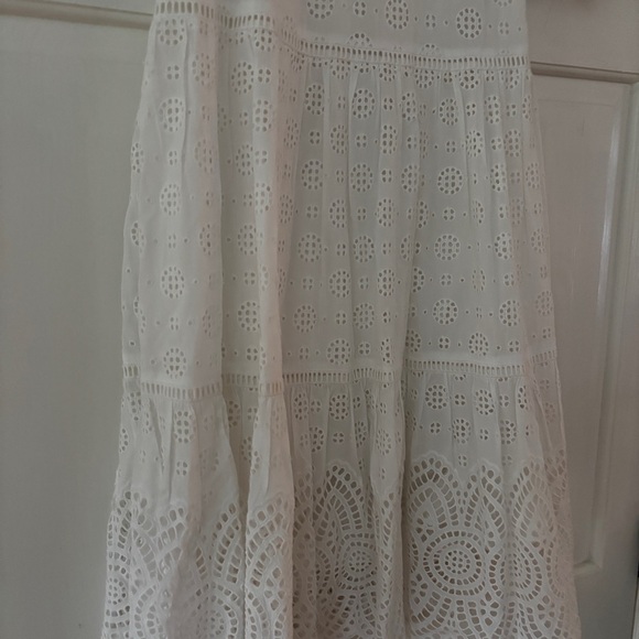 Ulla Johnson Simone Puff Sleeve Eyelet‎ Shift Dress Size 2 White Bridal Lace - Picture 5 of 16